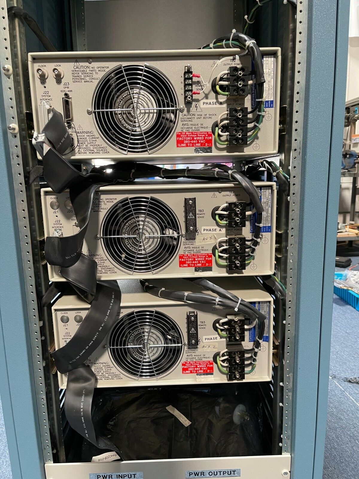 California Instruments 15001iX 15 KVA AC Power Source Calibrated by Ametek California Instruments 15001iX 15 KVA AC Power Source Calibrated by Ametek